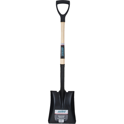 Square Point Shovel, Hardwood, Tempered Steel Blade, D-Grip Handle, 29" Long Nuna Depot Inc.