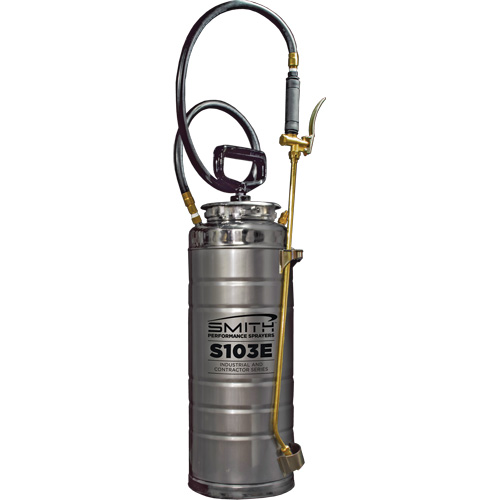 Vaporisateur de b&eacute;ton &agrave; compression s&eacute;rie industriel & entrepreneur, 3,5 gal. (16 L), Acier inoxydable, Lance de 24" Nuna Depot Inc.