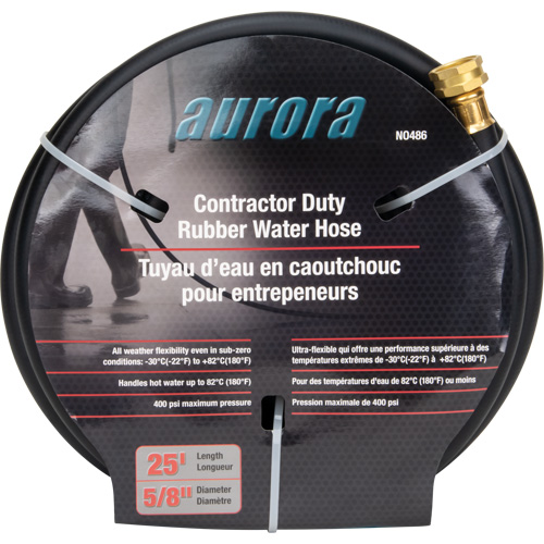 Contractor Duty Rubber Hose, Rubber, 5/8" dia. x 25' Nuna Depot Inc.