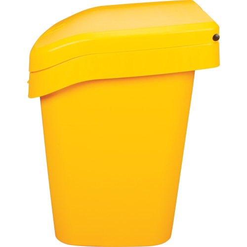 Bacs d'entreposage pour sel & sable, Avec Moraillon, 21" x 27" x 26", 4,24 pi³, Jaune Nuna Depot Inc.
