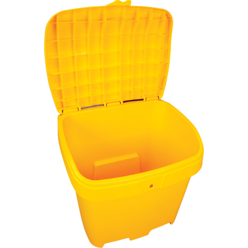 Bacs d'entreposage pour sel & sable, Avec Moraillon, 21" x 27" x 26", 4,24 pi³, Jaune Nuna Depot Inc.