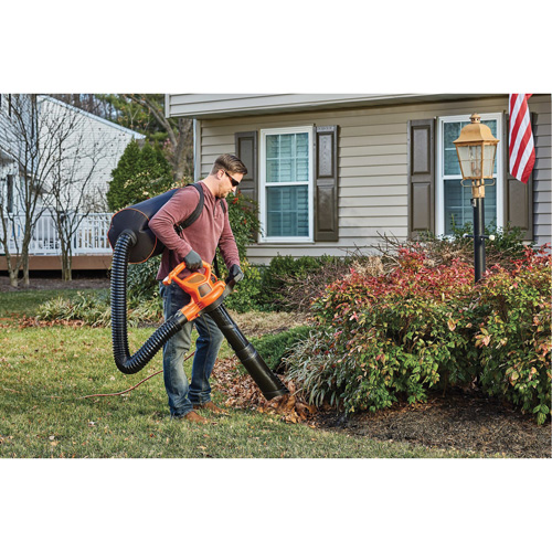 Souffleur/aspirateur/broyeur de feuilles 3-en-1 VacPack, Vitesse d'air 250 mi/h, &eacute;lectrique Nuna Depot Inc.