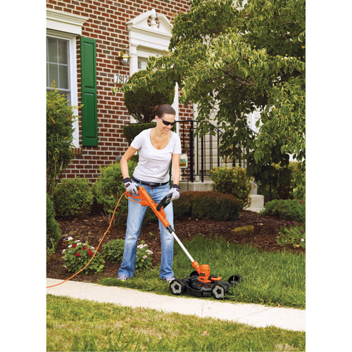 3-in-1 Compact Mower, Push Walk-Behind, Electric, 12" Cutting Width Nuna Depot Inc.