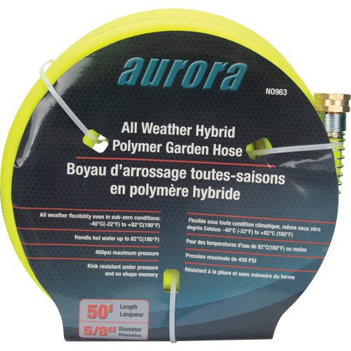 Hybrid Garden Hose, Copolymer, 5/8" dia. x 50' Nuna Depot Inc.