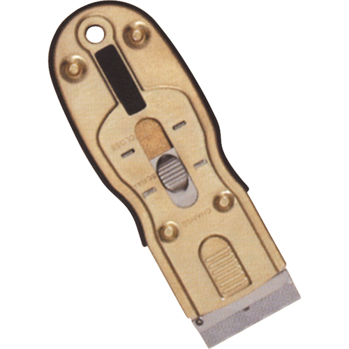 Grattoirs &agrave; lame de rasoir ergonomique, Lame Acier au carbone, Largeur 1-1/2", Manche Caoutchouc Nuna Depot Inc.