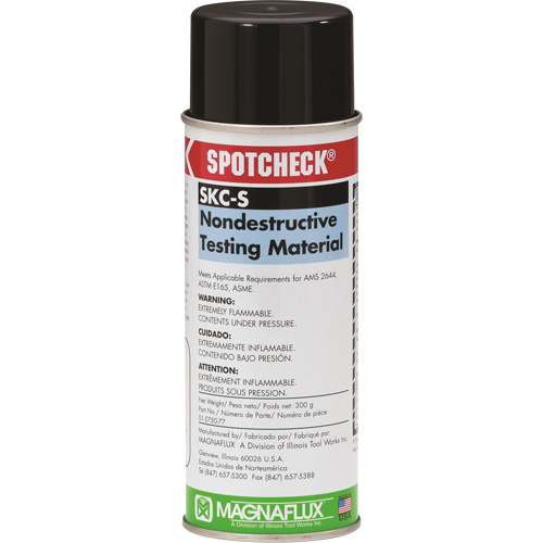Spotcheck&reg; Penetrants - SKC-S Solvent Cleaners, Aerosol Can Nuna Depot Inc.