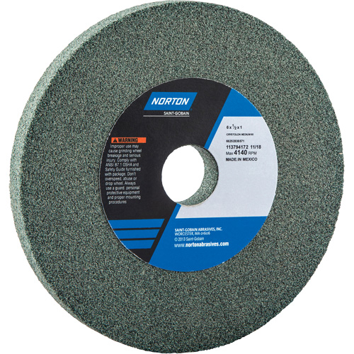 Meules pour rectifieuses d'&eacute;tabli - Meules Gemini, 12" x 2", Arbre de 1-1/4" Nuna Depot Inc.