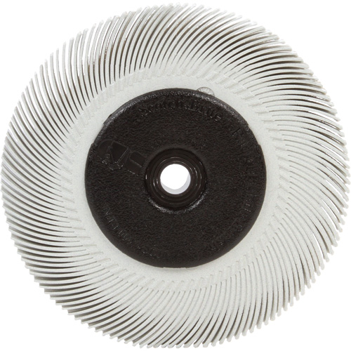 Brosse radiale en soies Scotch-Brite, C&eacute;ramique, Grain 120, 6" dia. Nuna Depot Inc.