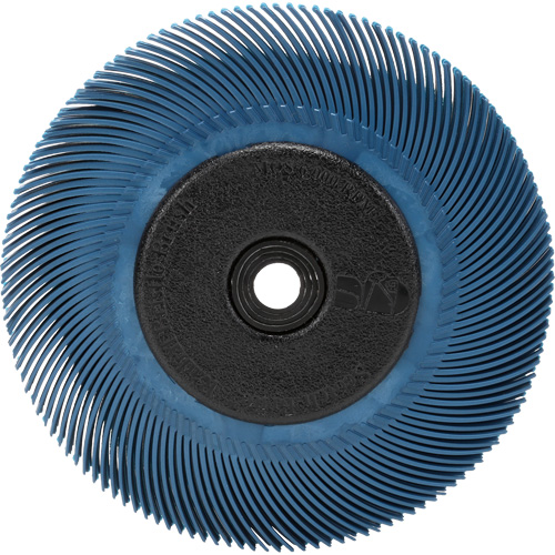 Brosse radiale en soies Scotch-Brite, C&eacute;ramique, Grain 400, 6" dia. Nuna Depot Inc.