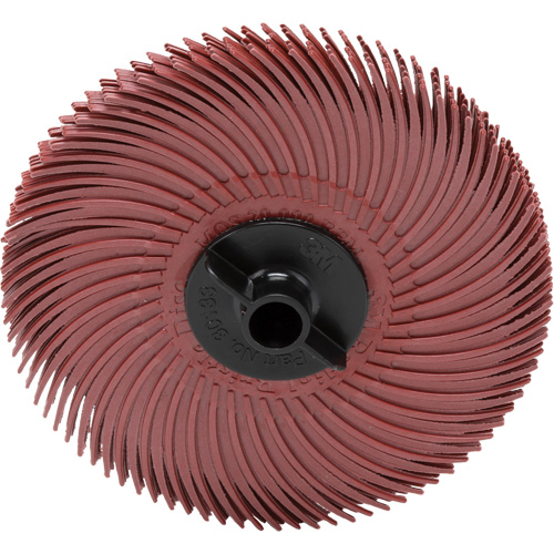 Meule en soie radiale Scotch-Brite, Oxyde d'aluminium, Grain 220, 3" dia. Nuna Depot Inc.
