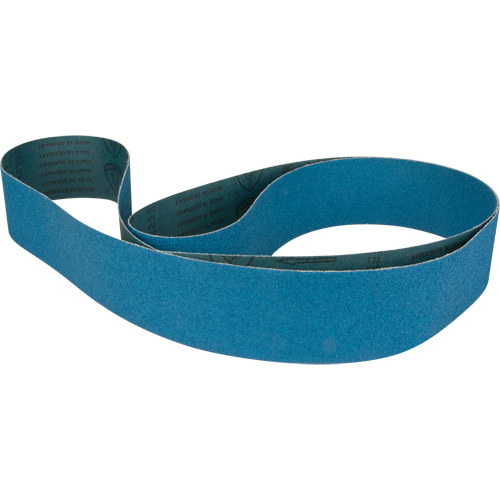 Abrasive Sanding Belt, 4" W x 137" L, Zirconia Alumina, 80 Grit Nuna Depot Inc.