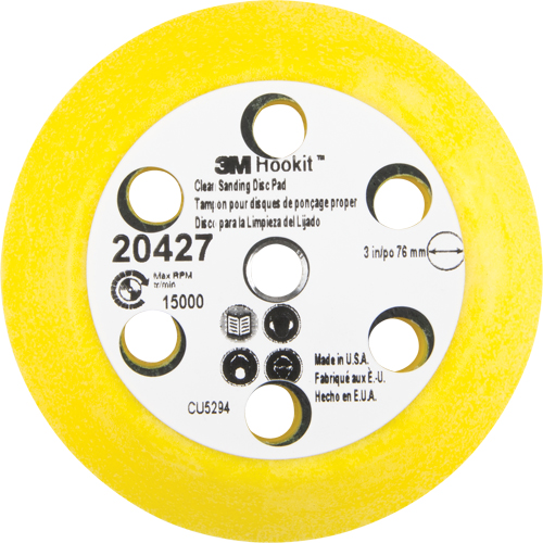 Ensemble pour disque de ponçage net Hookit, dia 3" Nuna Depot Inc.