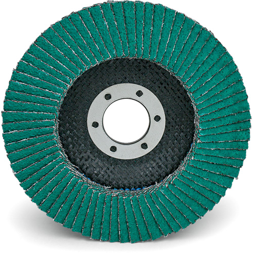 Flap Wheels - 577F Flap Discs, 4-1/2" x 7/8", Type 29, 40 Grit, Zirconium Nuna Depot Inc.