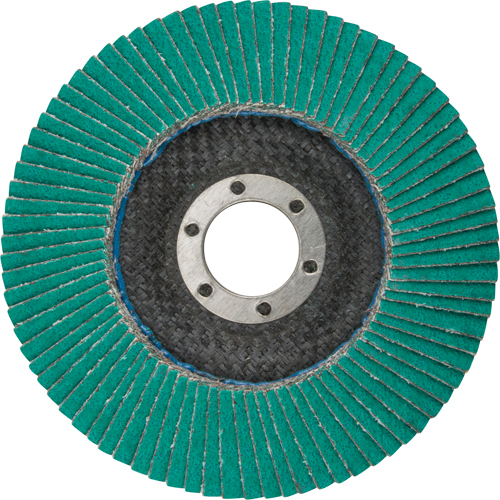 Flap Wheels - 577F Flap Discs, 4-1/2" x 7/8", Type 29, 60 Grit, Zirconium Nuna Depot Inc.