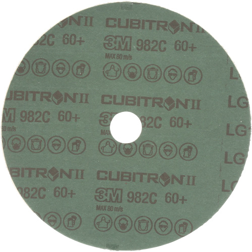 Cubitron II Fibre Discs - 982C, Ceramic Grain, 60+, 7" Dia x 7/8" Arbor Nuna Depot Inc.