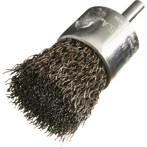 Brosses mont&eacute;es &agrave; fils cr&ecirc;p&eacute;s, 1", Fils 0,005", Tige 1/4" Nuna Depot Inc.