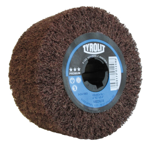 Pro-Line Surface Conditioning Drum, 4" Dia. x 2" W, 3/4" Arbor, Medium Grit, Aluminum Oxide Nuna Depot Inc.