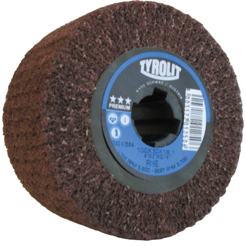 Tambour de conditionnement de surface Pro-Line, 4" dia. x 2" la, 3/4" Arbre, Grain Fin, Oxyde d'aluminium Nuna Depot Inc.