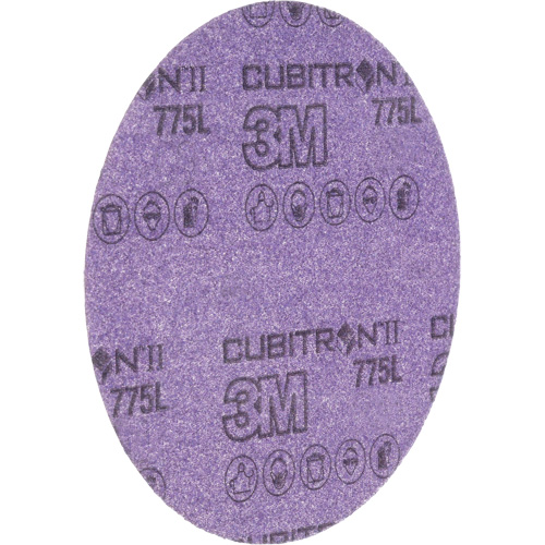 3M Hookit Film Disc, 6" Dia., 320+ Grit, Ceramic, C-Weight Nuna Depot Inc.