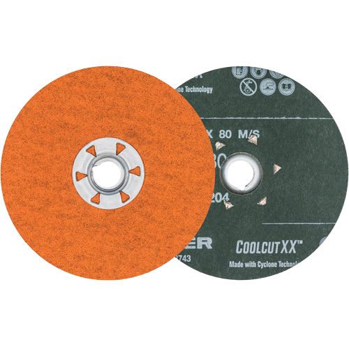 Coolcut XX Sanding Disc, 4-1/2" Dia., 80 Grit, Ceramic Nuna Depot Inc.