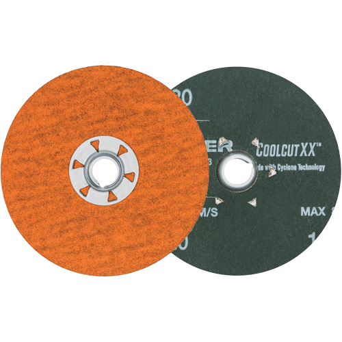 Disque de sablage Coolcut XX, 4-1/2" dia., Grain 120, C&eacute;ramique Nuna Depot Inc.