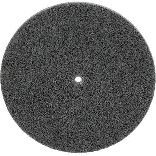 Meule unitaris&eacute;e EXL Scotch-Brite, 5" x 1/4", Arbre de 1/4", Grain de Fin, Carbure de silicium Nuna Depot Inc.