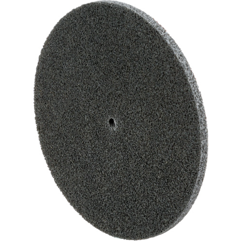 Scotch-Brite EXL Unitized Wheel, 6" x 1/4", 1/4" Arbor, Fine Grit, Silicon Carbide Nuna Depot Inc.