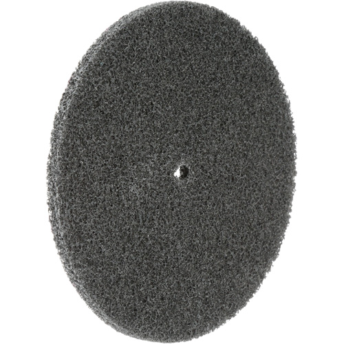 Meule unitaris&eacute;e EXL Scotch-Brite, 5" x 1/4", Arbre de 1/4", Grain de Fin, Carbure de silicium Nuna Depot Inc.
