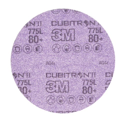 Cubitron II Stikit Film Disc Roll, 6" Dia., 80+ Grit, Ceramic Nuna Depot Inc.