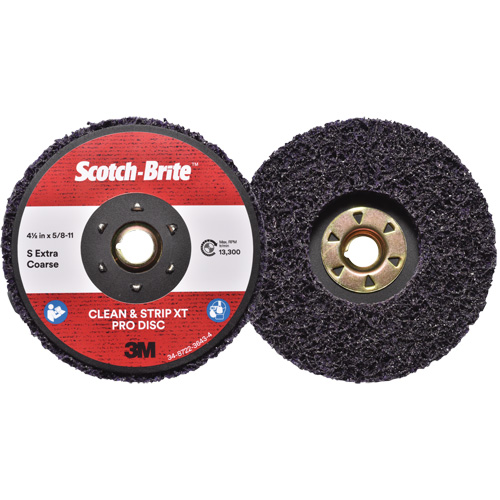 Scotch-Brite Clean & Strip XT Pro Disc, 4-1/2" Dia., Extra Coarse Grit, Silicon Carbide Nuna Depot Inc.