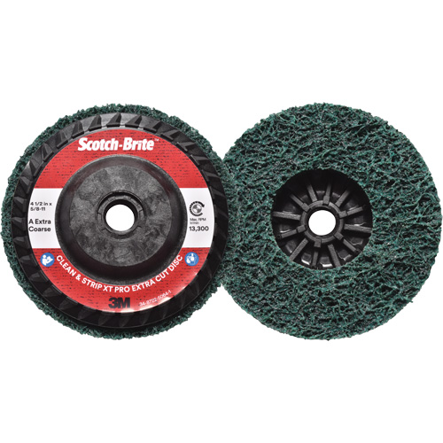 Scotch-Brite Clean & Strip XT Pro Extra Cut Disc, 4-1/2" Dia., Extra Coarse Grit, Aluminum Oxide Nuna Depot Inc.