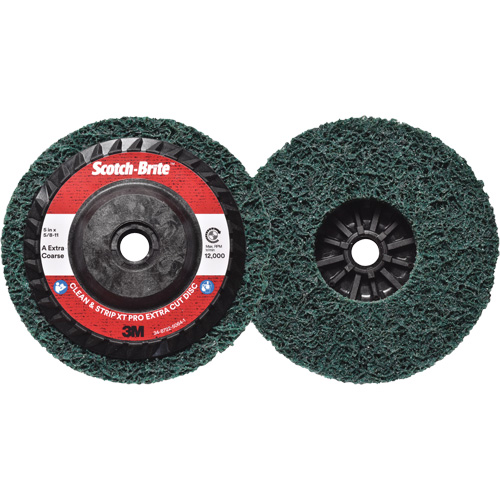 Scotch-Brite Clean & Strip XT Pro Extra Cut Disc, 5" Dia., Extra Coarse Grit, Aluminum Oxide Nuna Depot Inc.