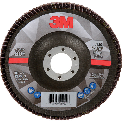 769F Flap Disc, 5" x 7/8", Type 29, 80+ Grit, Ceramic Nuna Depot Inc.