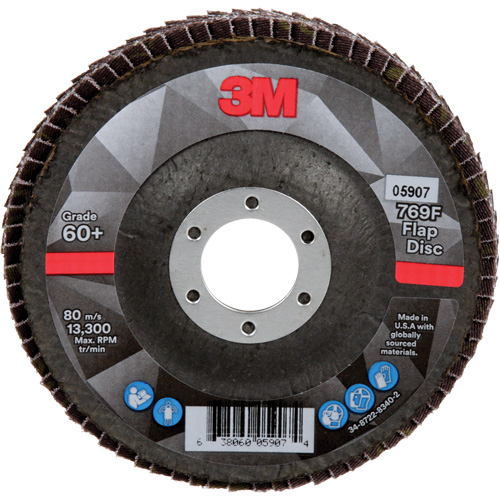 769F Quick Change Flap Disc, 4-1/2" x 7/8", Type 29, 60+ Grit, Ceramic Nuna Depot Inc.