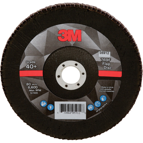 769F Quick Change Flap Disc, 7" x 7/8", Type 29, 40+ Grit, Aluminum Oxide/Ceramic Nuna Depot Inc.