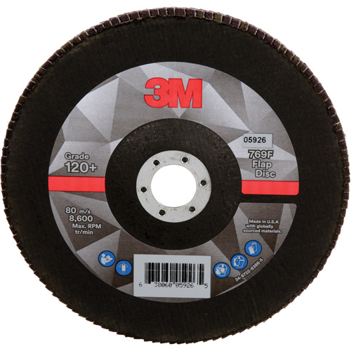 769F Quick Change Flap Disc, 7" x 7/8", Type 27, 120+ Grit, Aluminum Oxide/Ceramic Nuna Depot Inc.