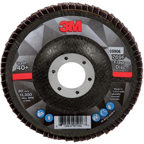 769F Quick Change Flap Disc, 4-1/2" x 7/8", Type 29, 40+ Grit, Ceramic Nuna Depot Inc.