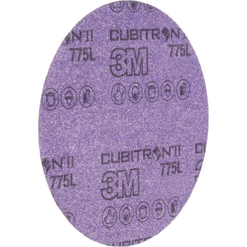 Cubitron II Hookit 775L Series Film Disc, 6" Dia., 240+ Grit, Ceramic, 3 mils Nuna Depot Inc.