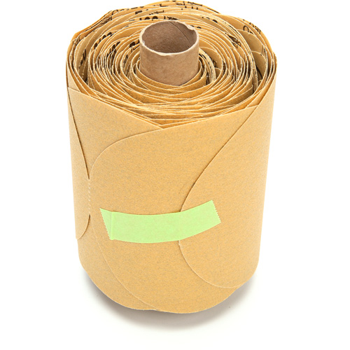 Stikit Gold Paper 216U Disc Roll, Aluminum Oxide, 5" W x 52' L, P120 Grit Nuna Depot Inc.