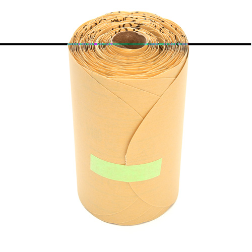 Rouleau de disques dor&eacute;s 216U Stikit, Oxyde d'aluminium, 6" la x 87' lo, Grain P400 Nuna Depot Inc.