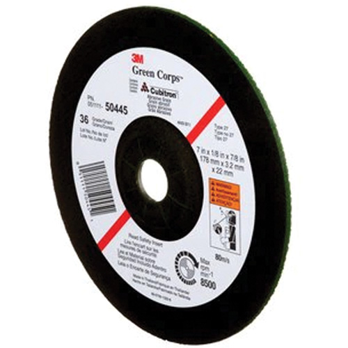 Meule &agrave; moyeu d&eacute;port&eacute; Green Corps, 7" x 1/8", Arbre 7/8", C&eacute;ramique, Type 27 Nuna Depot Inc.
