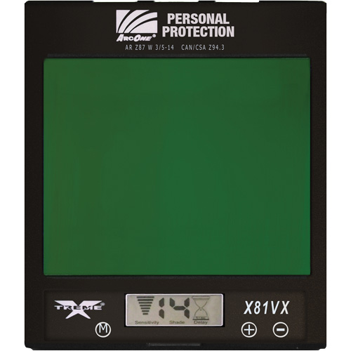 ArcOne&reg; Xtreme Auto-Darkening Lense, 4-1/2" W x 5-1/2" H Viewing Area, For Use With Xtreme&reg; Nuna Depot Inc.