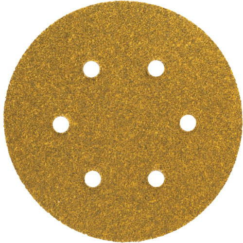 Gold Reserve A296 Paper Hook & Loop Vacuum Disc, 5" Dia., P220/Fine Grit, Aluminum Oxide, C-Weight Nuna Depot Inc.