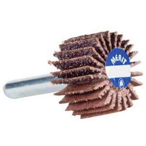 Mini Flap Wheel, Aluminum Oxide, 80 Grit, 1-1/2" x 1-1/2" x 1/4" Nuna Depot Inc.