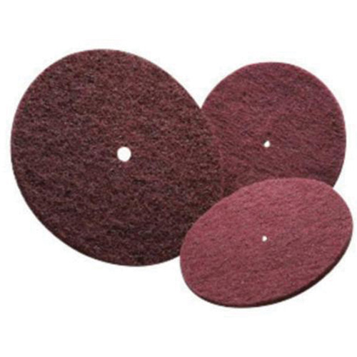 Disque non tiss&eacute; tr&egrave;s r&eacute;sistant Bear-Tex, 6" dia., Grain Tr&egrave;s fin, Oxyde d'aluminium Nuna Depot Inc.