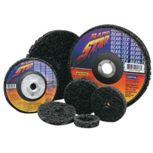 Bear-Tex&reg; Rapid Strip Non-Woven Quick-Change Disc, 2" Dia., Extra Coarse Grit, Silicon Carbide Nuna Depot Inc.
