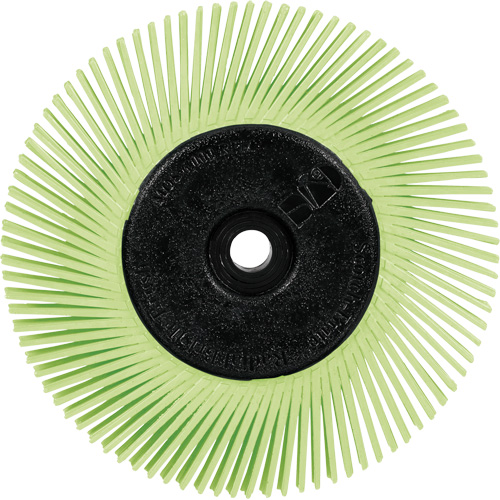 Scotch-Brite Type A Precision Radial Bristle Brush PN-RB with Adapter, Ceramic, 50+ Grit, 6" Dia. Nuna Depot Inc.
