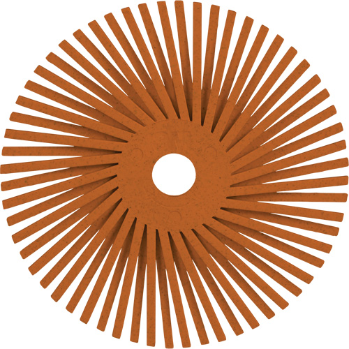 Scotch-Brite Type A Precision Radial Bristle Brush PN-RB, Ceramic, 80+ Grit, 3" Dia. Nuna Depot Inc.