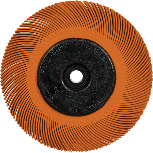 Scotch-Brite Type C Precision Radial Bristle Brush PN-RB with Flange, Ceramic, 80+ Grit, 7-5/8" Dia. Nuna Depot Inc.