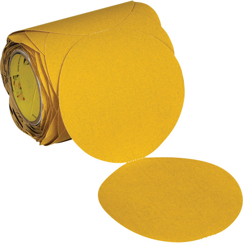 Disque abrasif dor&eacute; en rouleau Stikit 09312, 6" dia., Grain 120, Oxyde d'aluminium Nuna Depot Inc.